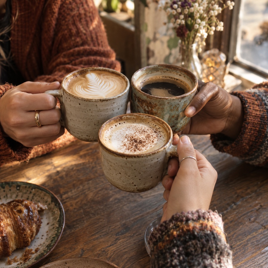 A shared coffee moment
